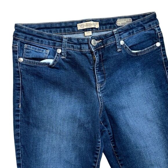 Vintage America by Nine West matchstick skinny  jeans size 8/29 dark wash denim - Picture 6 of 7